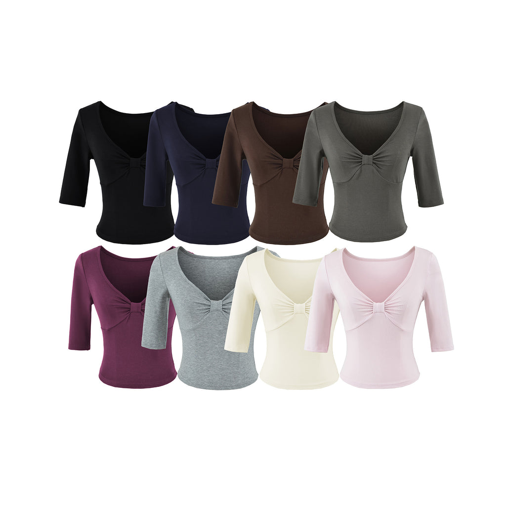 V-neck top for women