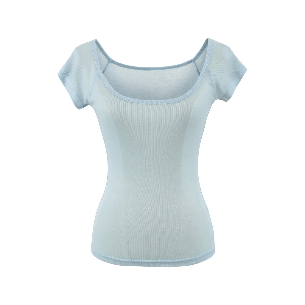 Square collar top for women