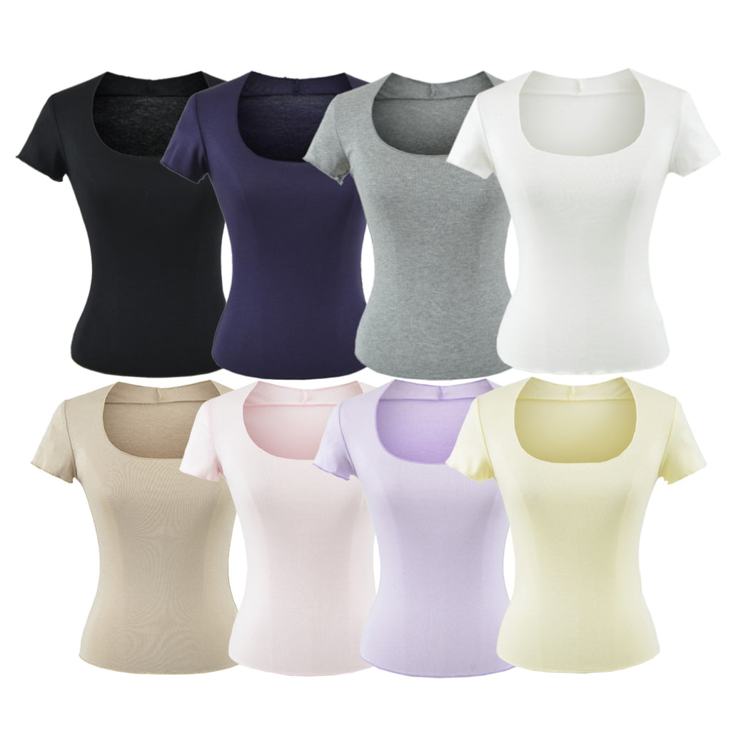 U-neck top for women