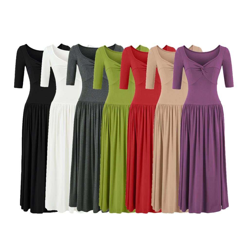 Long sleeved dress for women
