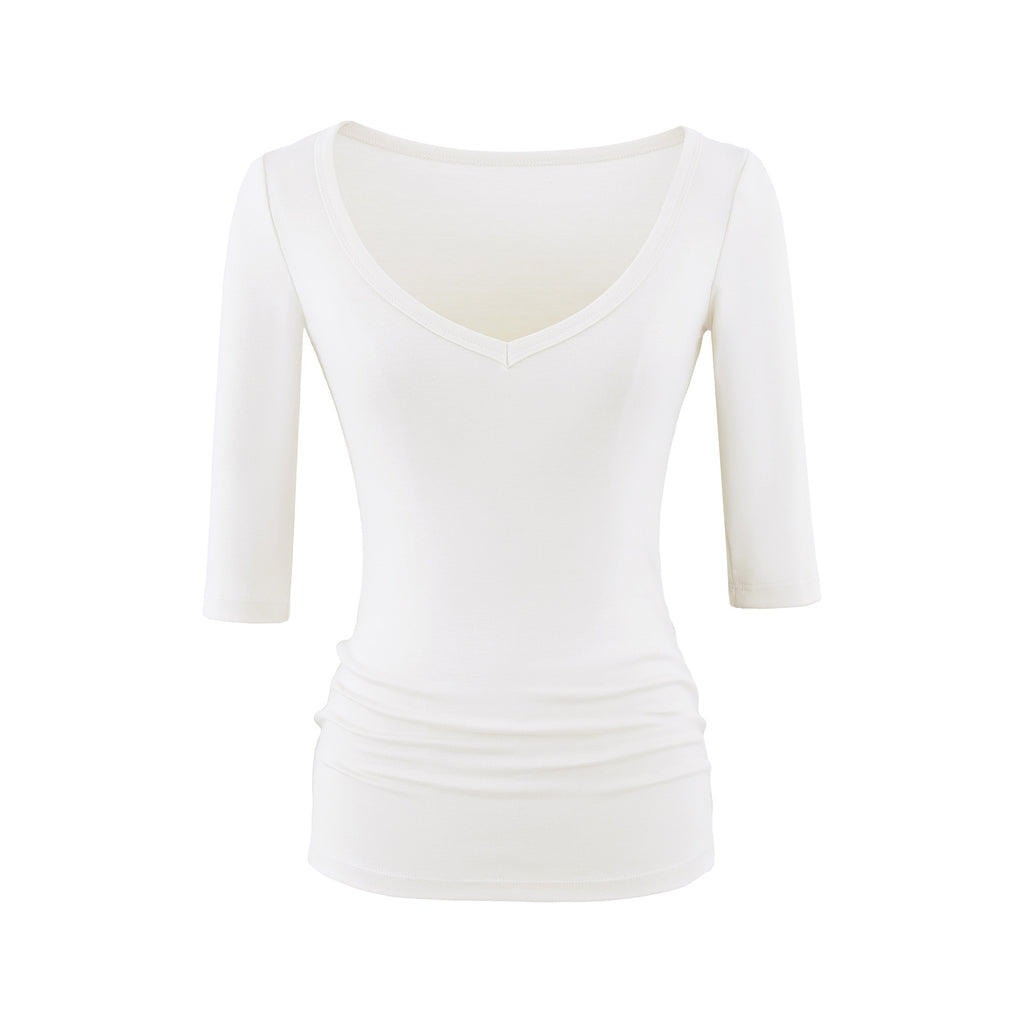 V-neck top for women